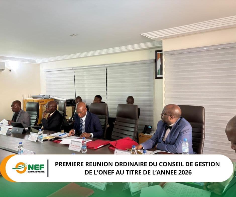 Première réunion du Conseil de Gestion de l'ONEF: adoption du Plan de Travail Annuel 2026 et rappel des exigences financières