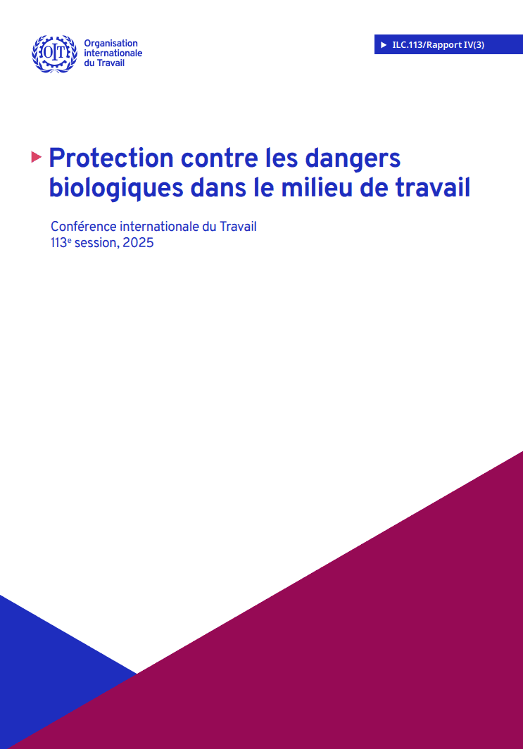 Protection contre les dangers biologiques dans le milieu de travail