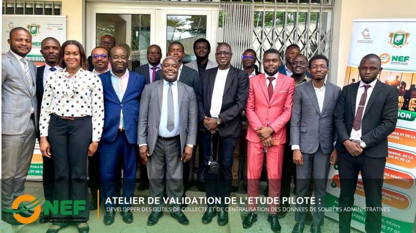 Atelier de validation de l’étude pilote sur le développement de collecte et de centralisation des données de sources administratives pour les indicateurs du marché du travail