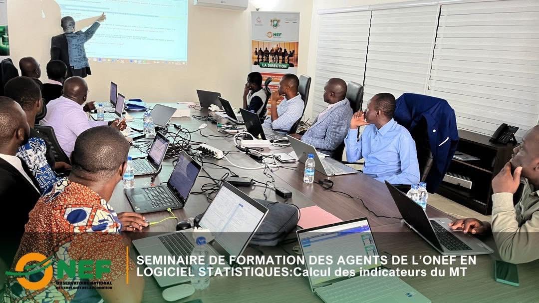 Séminaire de formation des agents de l’ONEF en logiciel statistiques