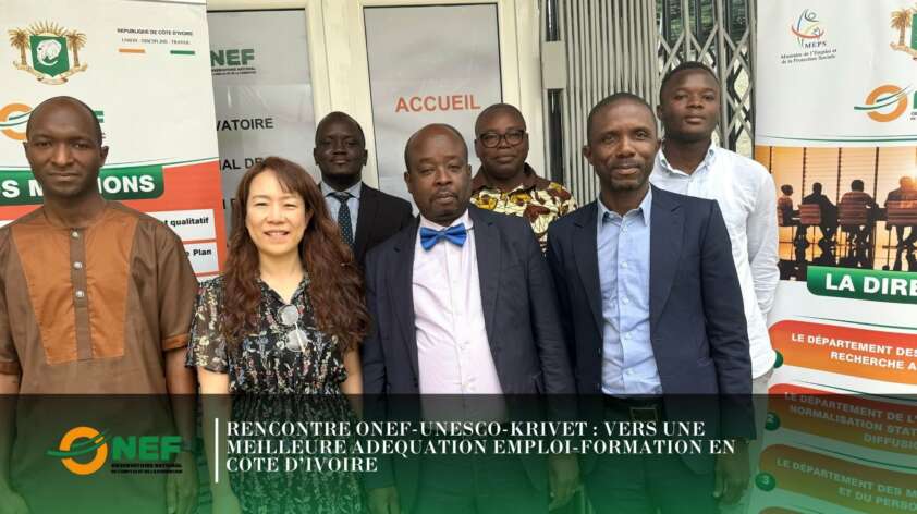 Rencontre ONEF-UNESCO-KRIVET – vers une meilleure adéquation Emploi-Formation en Côte d’Ivoire