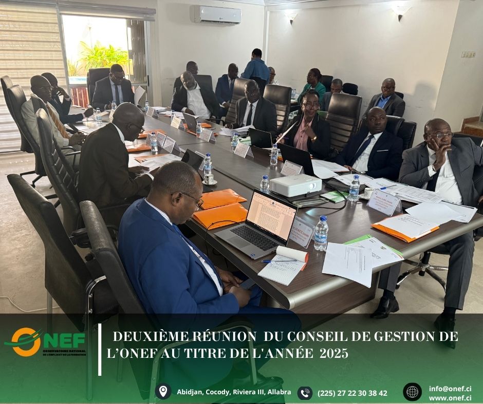 Deuxième réunion du Conseil de Gestion de l’Observatoire National de l’Emploi et de la Formation – 2025